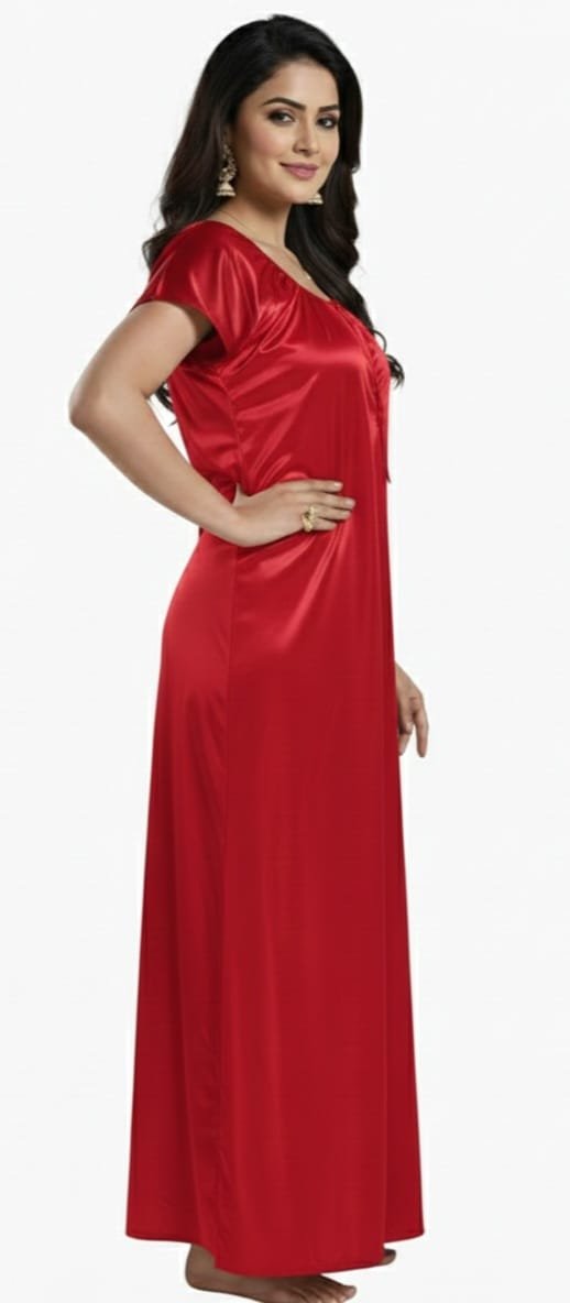 Ruby Glow Lycra Nighty - Image 3