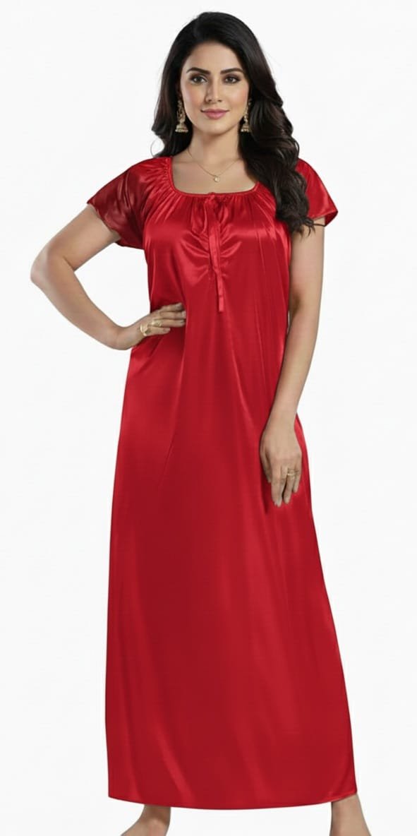 Ruby Glow Lycra Nighty