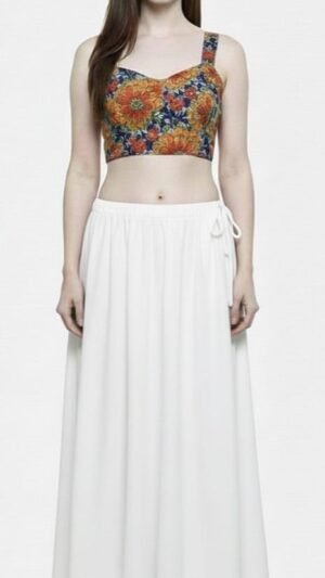 White pure cotton petticoat for women (pack of 2)