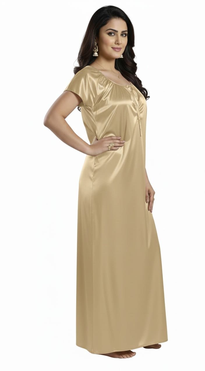 Golden Glow Lycra Nighty - Image 2