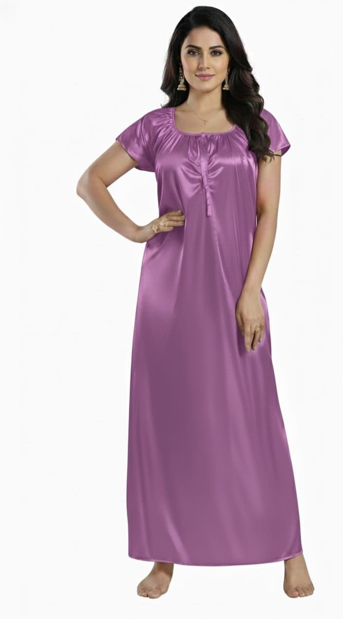 Royal Amethyst Lycra Nighty