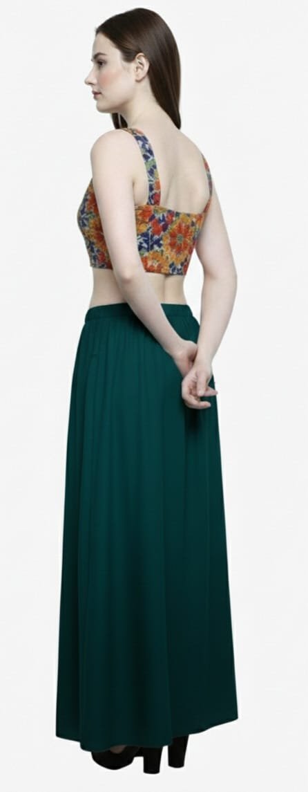 Green Soft Full Cotton Petticoat for Women (Pack of 2) - Image 3