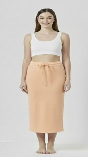 Peach Cream Nude Saree Shaper