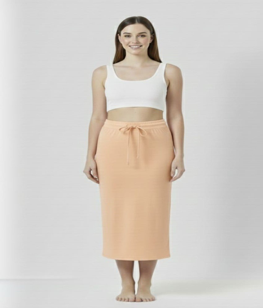 Peach Cream Nude Saree Shaper