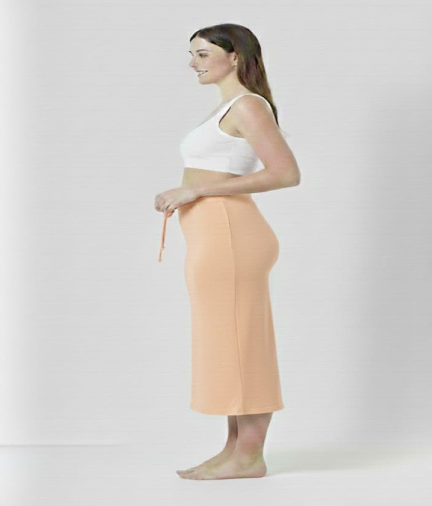 Peach Cream Nude Saree Shaper - Image 2