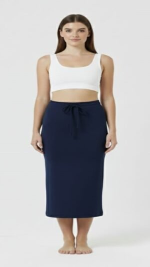 Deep Navy Blue Saree Shaper