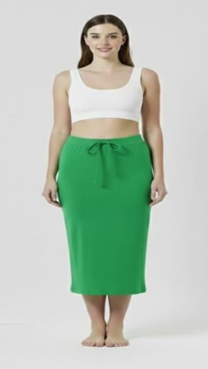 Fresh Leaf Green Saree Shaper