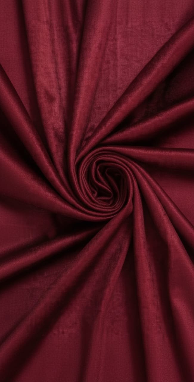 Maroon Red Premium Curtains – Pack of 2 - Image 3