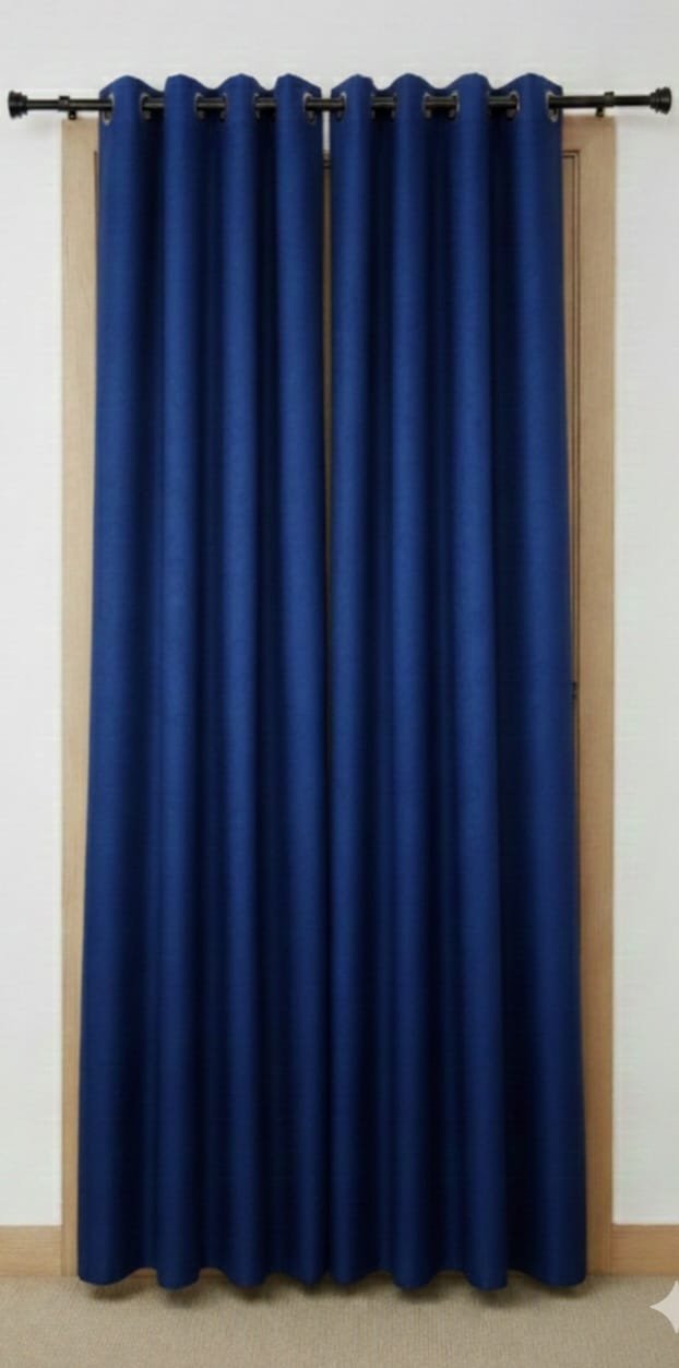 Royal Blue Premium Curtains – Pack of 2