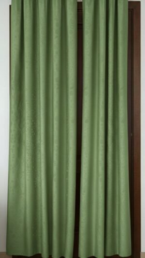 Green Premium Curtains – Pack of 2